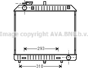 Prasco MS2127 - Радиатор, охлаждане на двигателя vvparts.bg