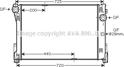 Prasco MSA2474 - Радиатор, охлаждане на двигателя vvparts.bg