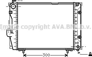 Prasco MSA2069 - Радиатор, охлаждане на двигателя vvparts.bg