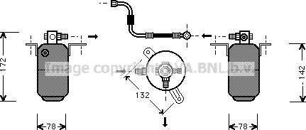 Prasco MSD004 - Изсушител, климатизация vvparts.bg