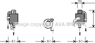 Prasco MSD073 - Изсушител, климатизация vvparts.bg