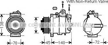 Prasco MSK568 - Компресор, климатизация vvparts.bg