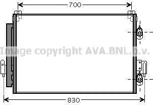 Prasco MT5178D - Кондензатор, климатизация vvparts.bg