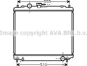 Prasco MT2109 - Радиатор, охлаждане на двигателя vvparts.bg