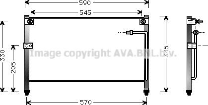 Prasco MZ5118 - Кондензатор, климатизация vvparts.bg