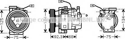 Prasco MZK219 - Компресор, климатизация vvparts.bg