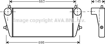 Prasco OL4281 - Интеркулер (охладител за въздуха на турбината) vvparts.bg