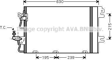 Prasco OL5366D - Кондензатор, климатизация vvparts.bg