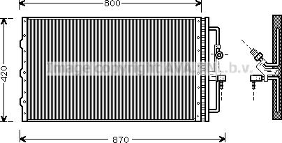 Prasco OL5267 - Кондензатор, климатизация vvparts.bg