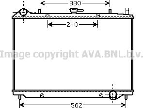 Prasco OL2456 - Радиатор, охлаждане на двигателя vvparts.bg