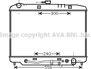 Prasco OL2180 - Радиатор, охлаждане на двигателя vvparts.bg