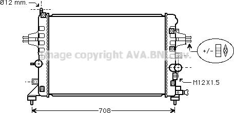 Prasco OL2363 - Радиатор, охлаждане на двигателя vvparts.bg