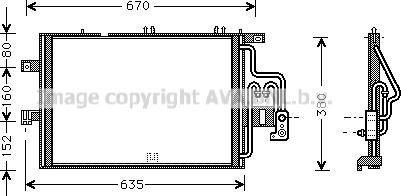 Prasco OLA5309 - Кондензатор, климатизация vvparts.bg