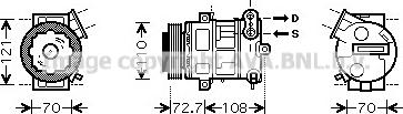 Prasco OLAK419 - Компресор, климатизация vvparts.bg