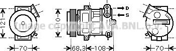 Prasco OLAK418 - Компресор, климатизация vvparts.bg