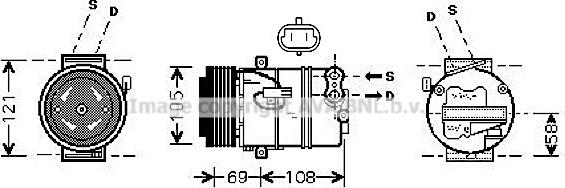 Prasco OLAK426 - Компресор, климатизация vvparts.bg