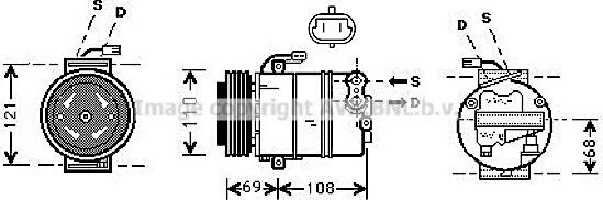 Prasco OLAK317 - Компресор, климатизация vvparts.bg