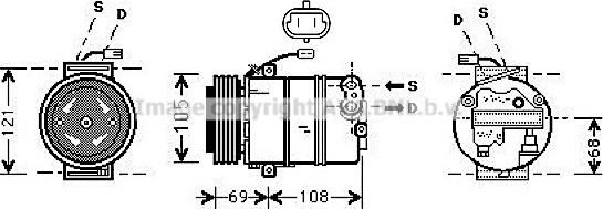 Prasco OLAK373 - Компресор, климатизация vvparts.bg