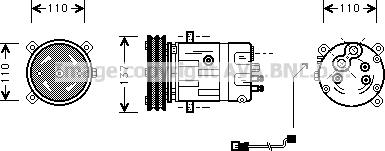 Prasco OLAK290 - Компресор, климатизация vvparts.bg