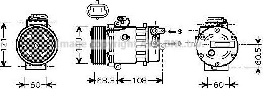 Prasco OLK464 - Компресор, климатизация vvparts.bg