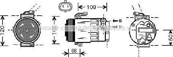 Prasco OLK350 - Компресор, климатизация vvparts.bg