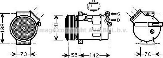 Prasco OLK313 - Компресор, климатизация vvparts.bg