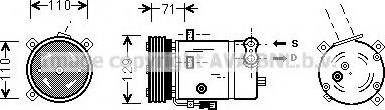 Prasco OLK276 - Компресор, климатизация vvparts.bg