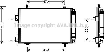 Prasco PEA5215D - Кондензатор, климатизация vvparts.bg