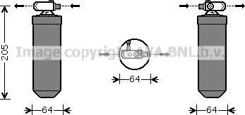 Prasco PED303 - Изсушител, климатизация vvparts.bg