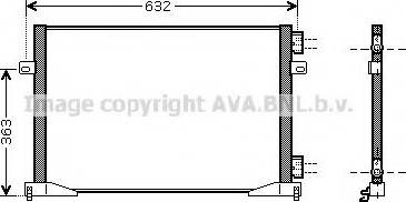 Prasco RT5400 - Кондензатор, климатизация vvparts.bg