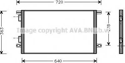 Prasco RT5253 - Кондензатор, климатизация vvparts.bg