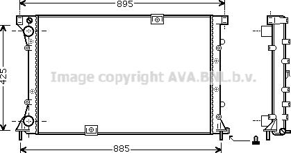 Prasco RT2360 - Радиатор, охлаждане на двигателя vvparts.bg