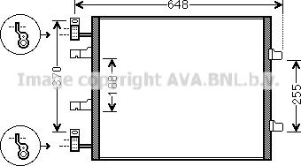 Prasco RTA5459 - Кондензатор, климатизация vvparts.bg