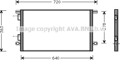 Prasco RTA5253 - Кондензатор, климатизация vvparts.bg