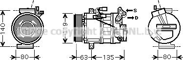 Prasco RTK392 - Компресор, климатизация vvparts.bg