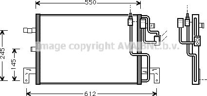 Prasco SB5032 - Кондензатор, климатизация vvparts.bg