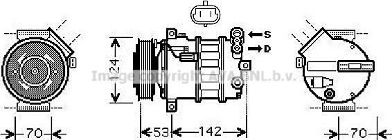 Prasco SBK063 - Компресор, климатизация vvparts.bg