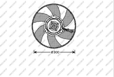 Prasco ST031F001 - Вентилатор, охлаждане на двигателя vvparts.bg