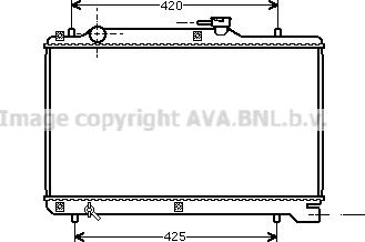 Prasco SZ2041 - Радиатор, охлаждане на двигателя vvparts.bg