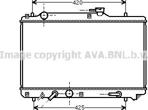 Prasco SZ2051 - Радиатор, охлаждане на двигателя vvparts.bg