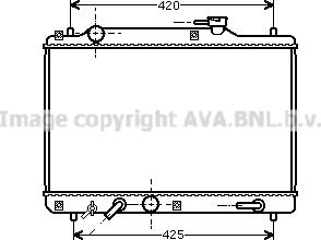 Prasco SZ2052 - Радиатор, охлаждане на двигателя vvparts.bg