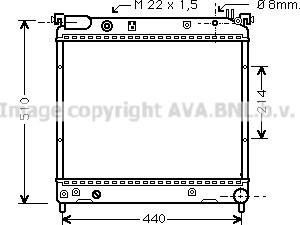 Prasco SZ2036 - Радиатор, охлаждане на двигателя vvparts.bg