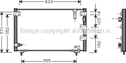 Prasco TO5262 - Кондензатор, климатизация vvparts.bg