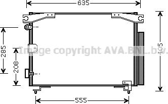 Prasco TO5280D - Кондензатор, климатизация vvparts.bg