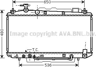 Prasco TO2301 - Радиатор, охлаждане на двигателя vvparts.bg