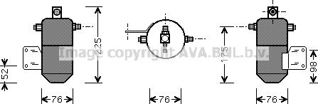 Prasco VLD032 - Изсушител, климатизация vvparts.bg