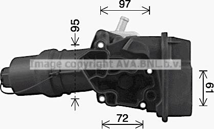 Prasco VN3329H - Маслен радиатор, двигателно масло vvparts.bg