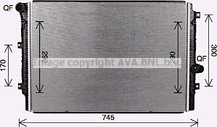 Prasco VN2414 - Радиатор, охлаждане на двигателя vvparts.bg