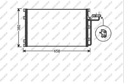 Prasco VV220C001 - Кондензатор, климатизация vvparts.bg