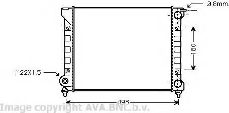 Prasco VW2040 - Радиатор, охлаждане на двигателя vvparts.bg